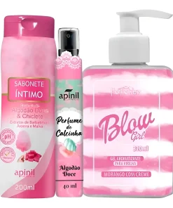Kit Hidratante Blow Girl Sabonete Íntimo Perfume De Calcinha